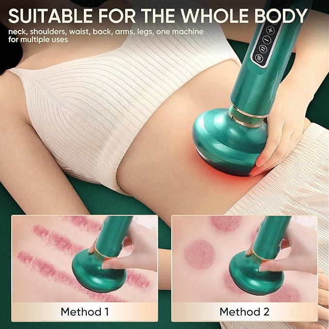 HomeCup Pro: 3 In 1- 12-Mode Heated Cupping Therapy Set