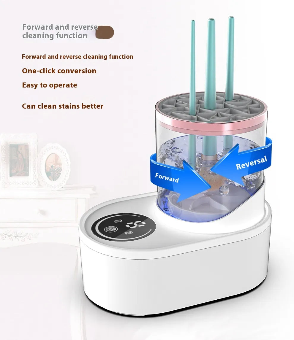 3 IN 1 Auto Makeup Brush Cleaner Machine