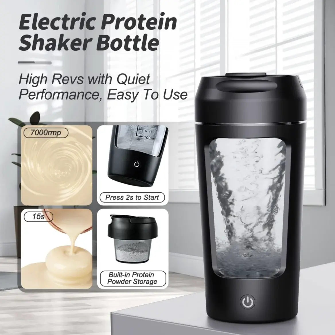 Electric PowerMix Protein Shaker