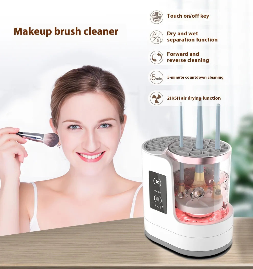 3 IN 1 Auto Makeup Brush Cleaner Machine