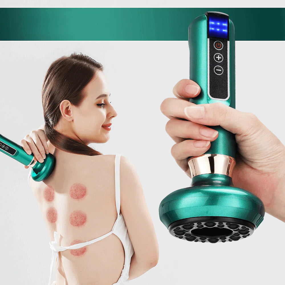 HomeCup Pro: 3 In 1- 12-Mode Heated Cupping Therapy Set