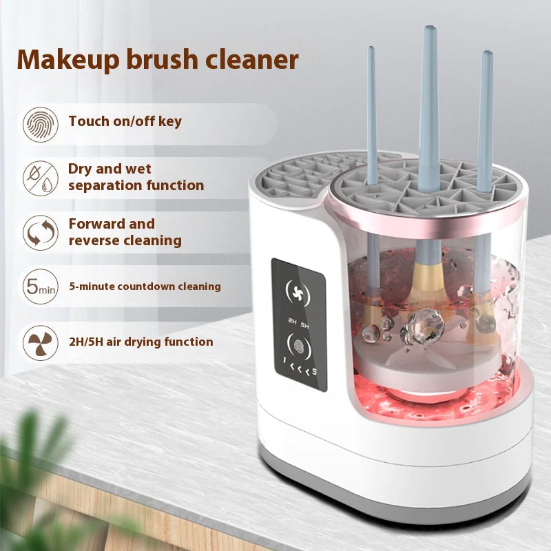 3 IN 1 Auto Makeup Brush Cleaner Machine
