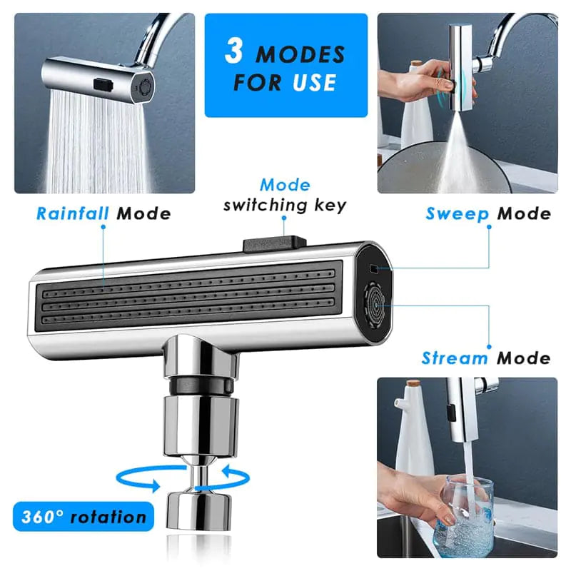 360° Waterfall Kitchen Faucet Extension