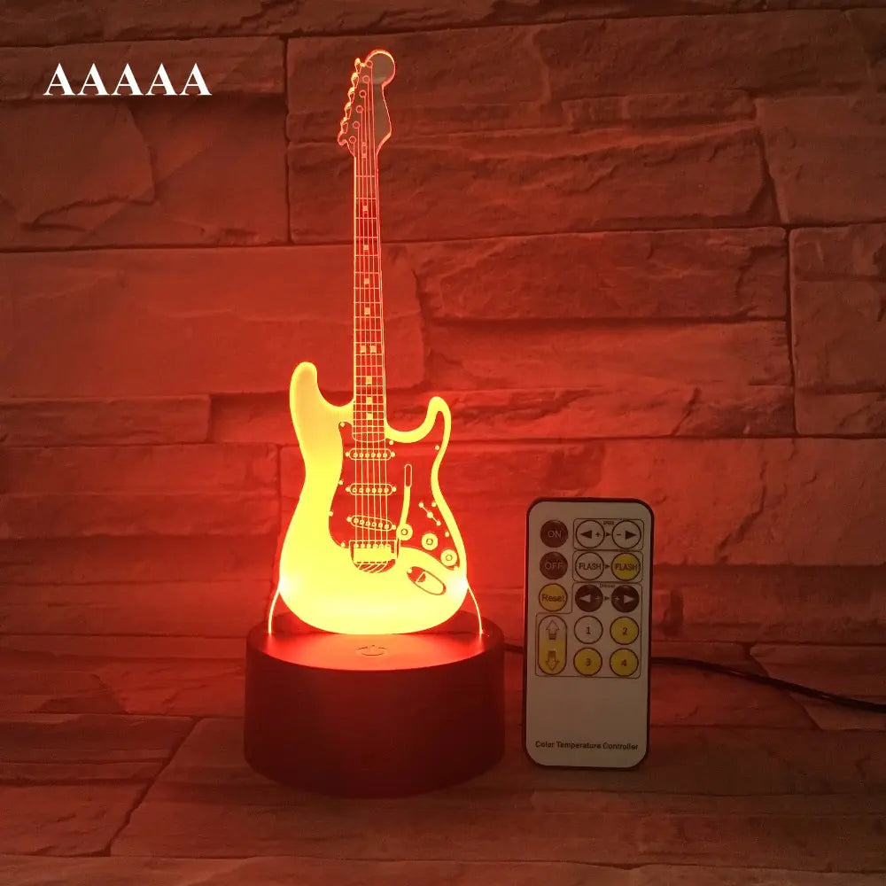 Guitar Glow LED Night Light
